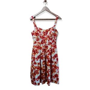 CATO Floral Buster Style Bodice Cocktail Dress
